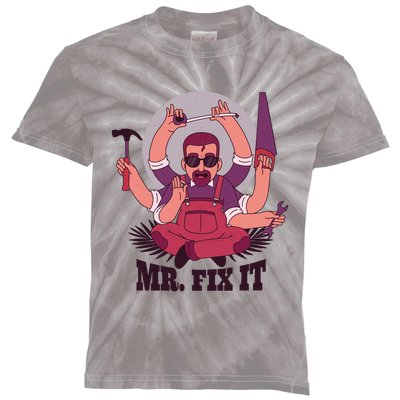 Mr Fix It Kids Tie-Dye T-Shirt