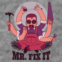 Mr Fix It Tall Hoodie