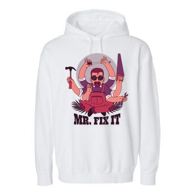 Mr Fix It Garment-Dyed Fleece Hoodie