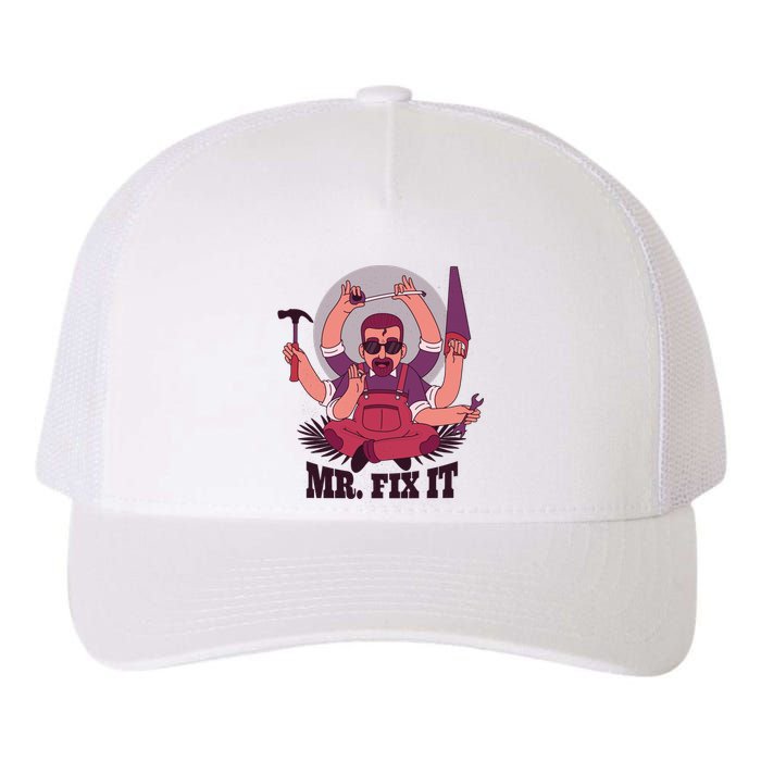 Mr Fix It Yupoong Adult 5-Panel Trucker Hat