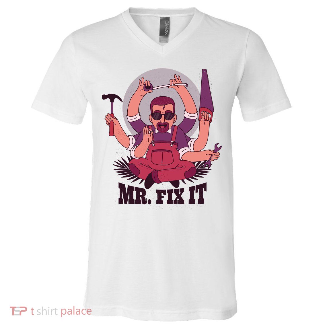 Mr Fix It V-Neck T-Shirt
