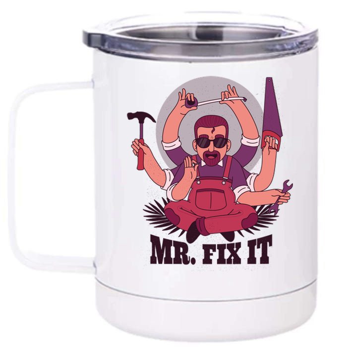 Mr Fix It 12 oz Stainless Steel Tumbler Cup