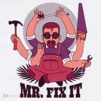 Mr Fix It 11oz C Handle Ceramic Mug