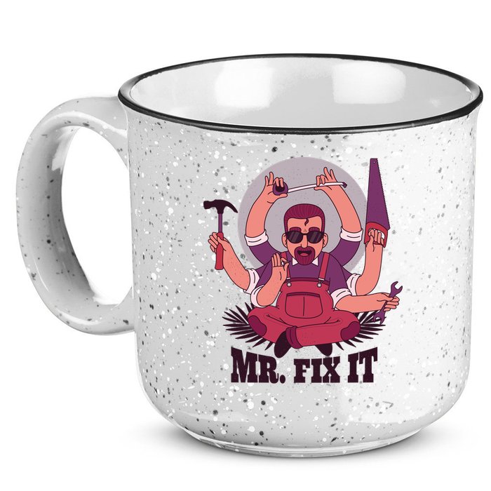 Mr Fix It 15oz Campfire Ceramic Mug