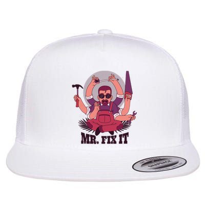 Mr Fix It Flat Bill Trucker Hat