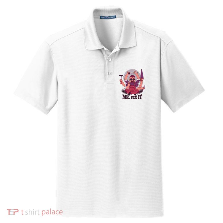 Mr Fix It Dry Zone Grid Polo