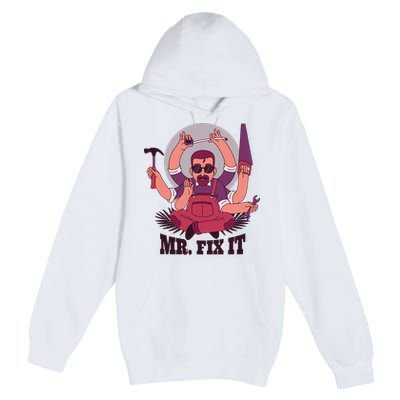 Mr Fix It Premium Pullover Hoodie