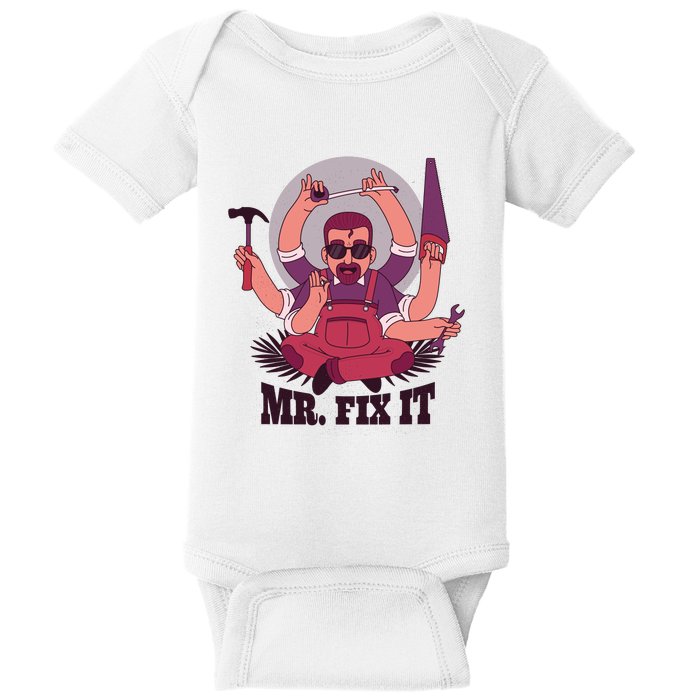 Mr Fix It Baby Bodysuit