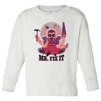 Mr Fix It Toddler Long Sleeve Shirt