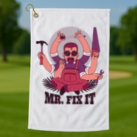 Mr Fix It Golf Towel