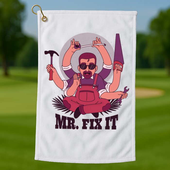 Mr Fix It Golf Towel