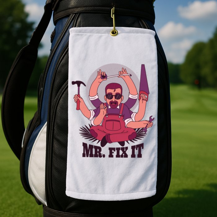 Mr Fix It Golf Towel