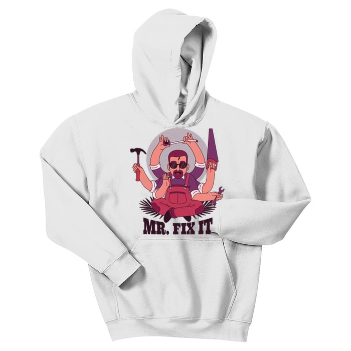 Mr Fix It Kids Hoodie