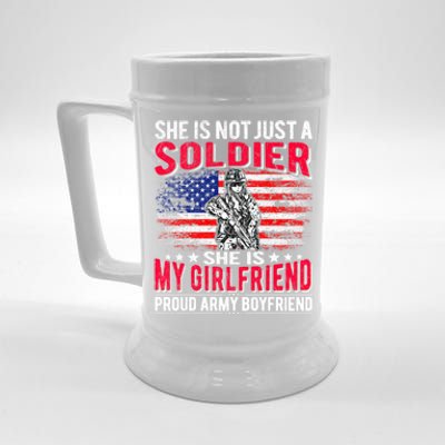 My Friend Is Soldier Hero Proud Army Friend Military Gift Beer Stein