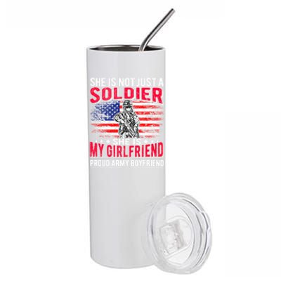 My Friend Is Soldier Hero Proud Army Friend Military Gift Stainless Steel Tumbler