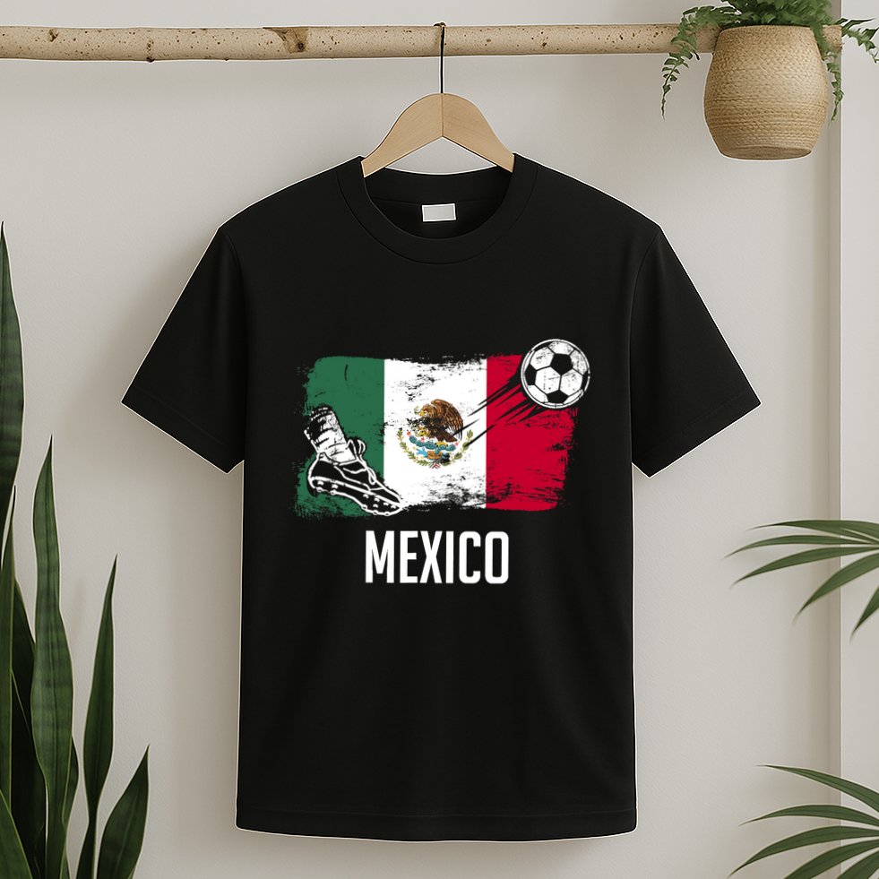 Mexico Flag Jersey Mexican Soccer Team Mexican T-Shirt