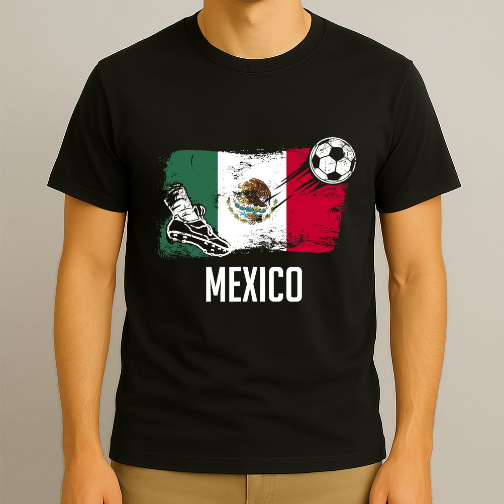 Mexico Flag Jersey Mexican Soccer Team Mexican T-Shirt