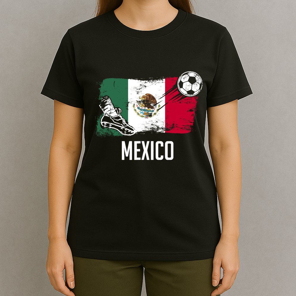 Mexico Flag Jersey Mexican Soccer Team Mexican T-Shirt