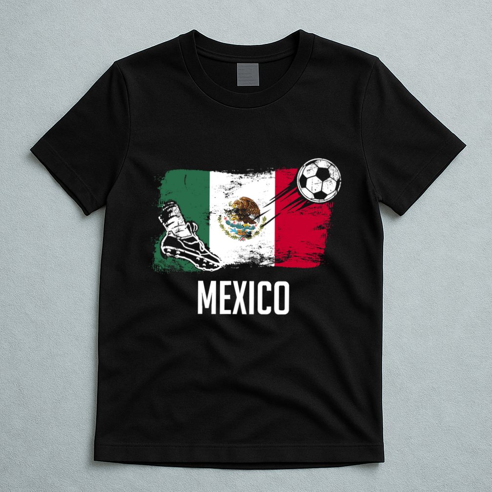 Mexico Flag Jersey Mexican Soccer Team Mexican T-Shirt