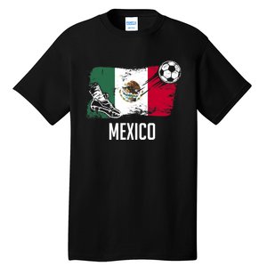 Mexico Flag Jersey Mexican Soccer Team Mexican Tall T-Shirt