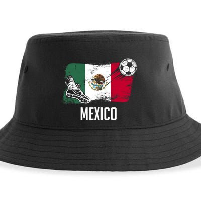 Mexico Flag Jersey Mexican Soccer Team Mexican Sustainable Bucket Hat