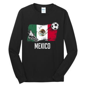 Mexico Flag Jersey Mexican Soccer Team Mexican Tall Long Sleeve T-Shirt