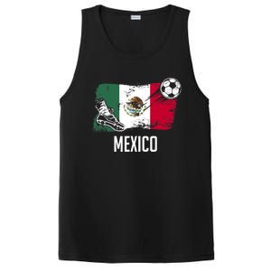 Mexico Flag Jersey Mexican Soccer Team Mexican PosiCharge Competitor Tank