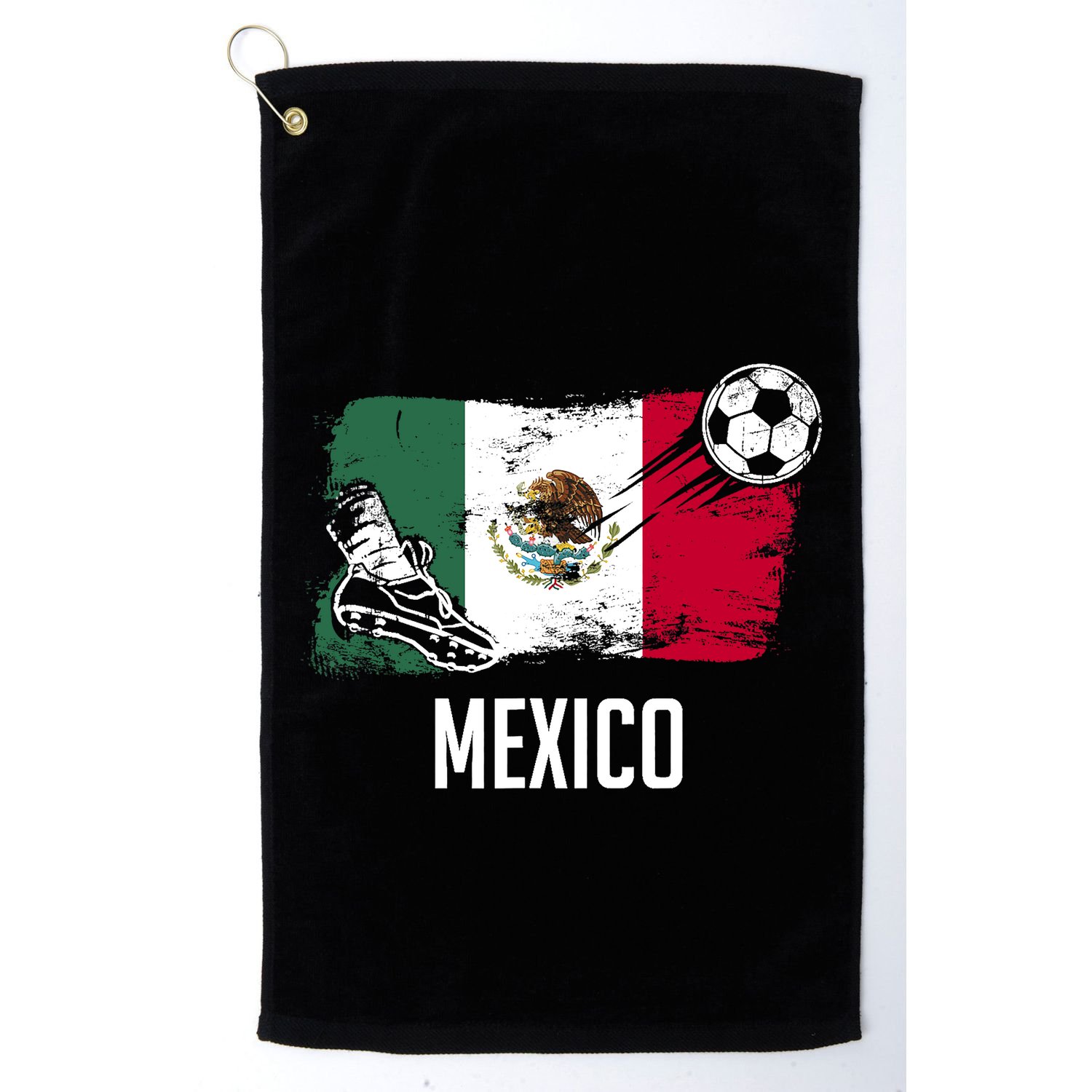Mexico Flag Jersey Mexican Soccer Team Mexican Golf Towel