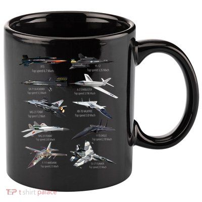 Military's Fastest Jet Fighters Aircraft Plane Of The World 11oz C Handle Ceramic Mug