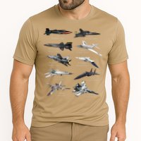 Military's Fastest Jet Fighters Aircraft Plane Of The World Cooling Performance Crew T-Shirt