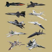 Military's Fastest Jet Fighters Aircraft Plane Of The World Button