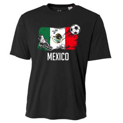 Mexico Flag Jersey Mexican Soccer Team Mexican Cooling Performance Crew T-Shirt