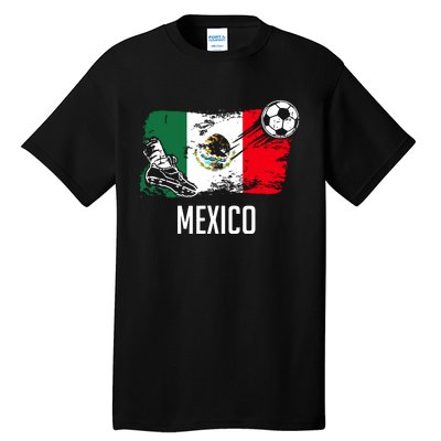 Mexico Flag Jersey Mexican Soccer Team Mexican Tall T-Shirt