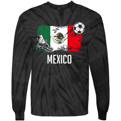 Mexico Flag Jersey Mexican Soccer Team Mexican Tie-Dye Long Sleeve Shirt