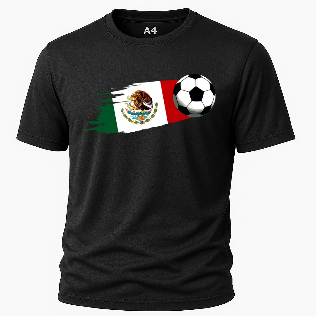 Mexico Flag Jersey Mexican Soccer Team Mexican Cooling Performance Crew T-Shirt