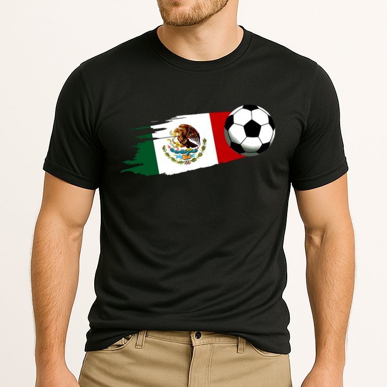 Mexico Flag Jersey Mexican Soccer Team Mexican Cooling Performance Crew T-Shirt