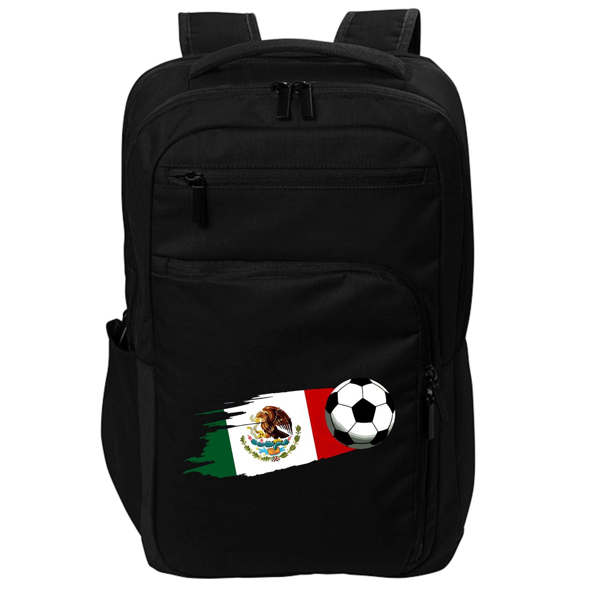 Mexico Flag Jersey Mexican Soccer Team Mexican Impact Tech Backpack
