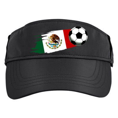 Mexico Flag Jersey Mexican Soccer Team Mexican Adult Drive Performance Visor