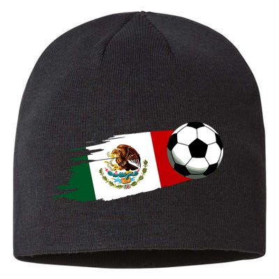 Mexico Flag Jersey Mexican Soccer Team Mexican Sustainable Beanie