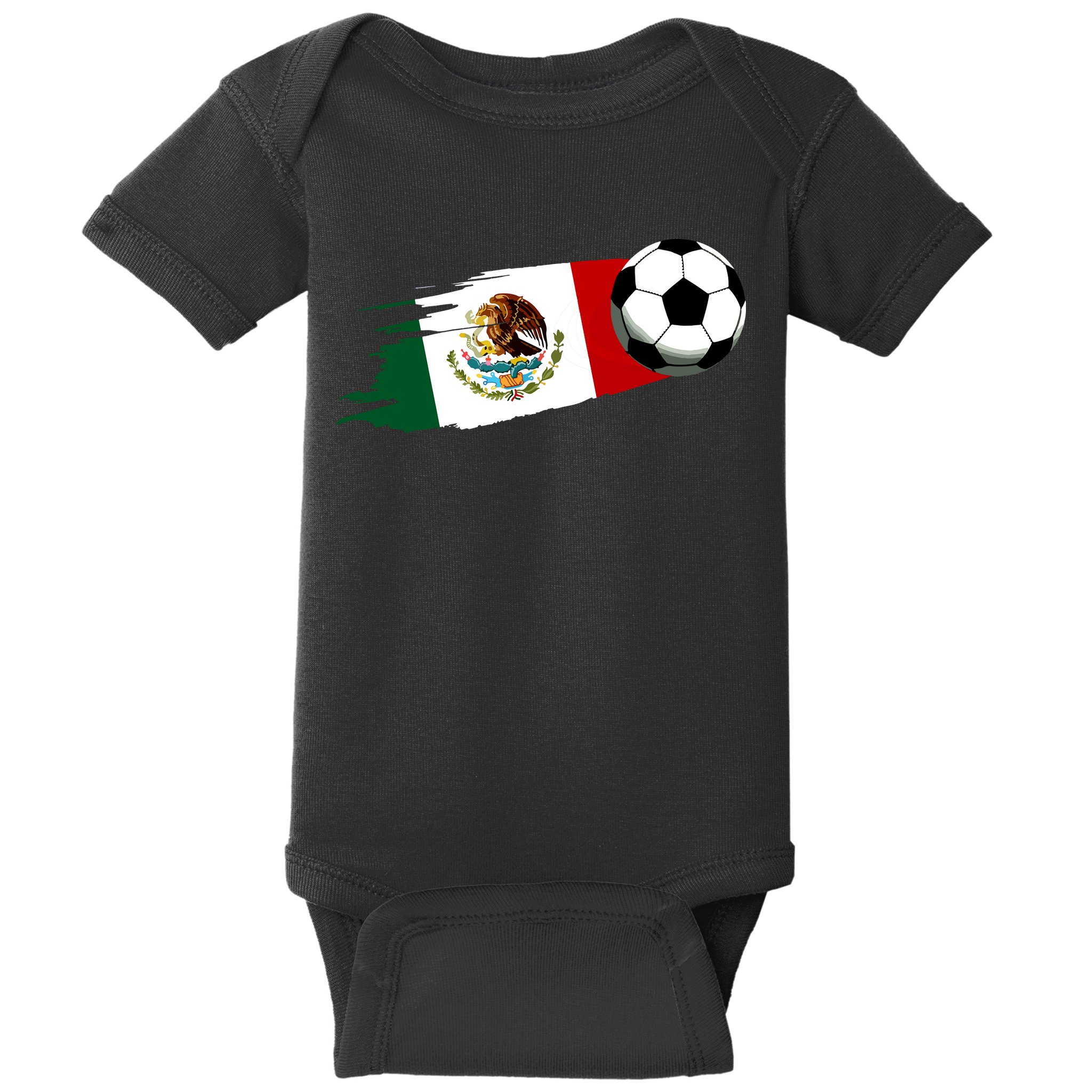 Mexico Flag Jersey Mexican Soccer Team Mexican Baby Bodysuit