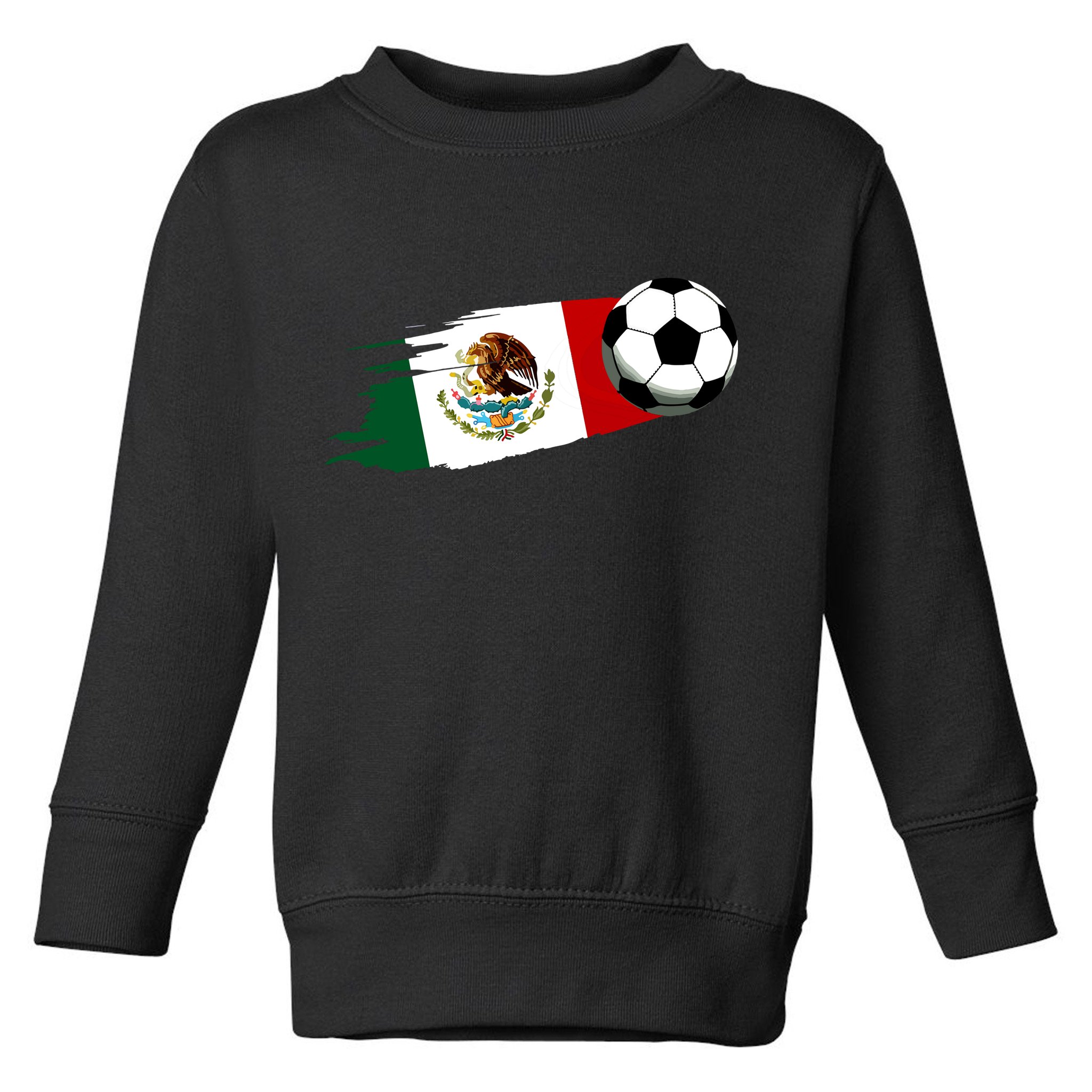 Mexico Flag Jersey Mexican Soccer Team Mexican Toddler Sweatshirt