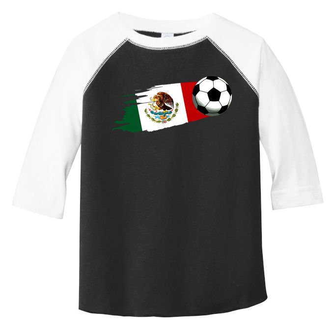 Mexico Flag Jersey Mexican Soccer Team Mexican Toddler Fine Jersey T-Shirt