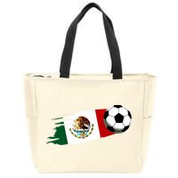 Mexico Flag Jersey Mexican Soccer Team Mexican Zip Tote Bag