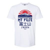 Mt. Fuji Japan Vintage Retro Souvenir Tokyo Japanese Softstyle CVC T-Shirt