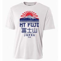 Mt. Fuji Japan Vintage Retro Souvenir Tokyo Japanese Cooling Performance Crew T-Shirt