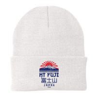 Mt. Fuji Japan Vintage Retro Souvenir Tokyo Japanese Knit Cap Winter Beanie