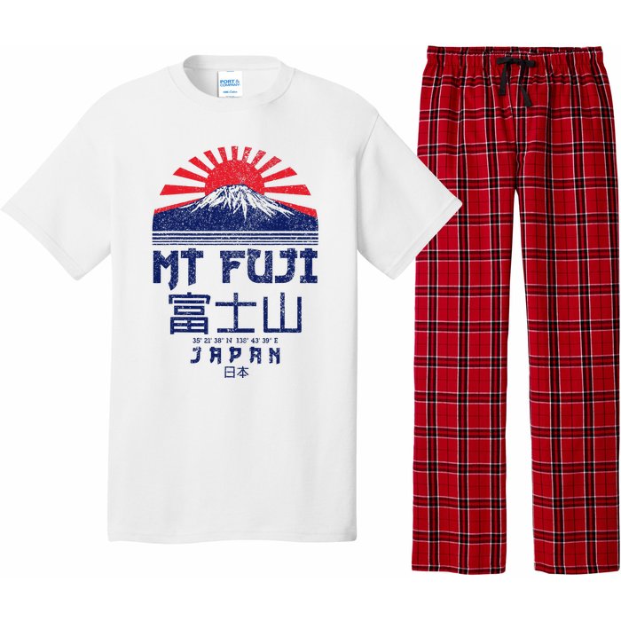 Mt. Fuji Japan Vintage Retro Souvenir Tokyo Japanese Pajama Set