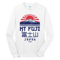 Mt. Fuji Japan Vintage Retro Souvenir Tokyo Japanese Tall Long Sleeve T-Shirt