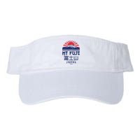 Mt. Fuji Japan Vintage Retro Souvenir Tokyo Japanese Valucap Bio-Washed Visor