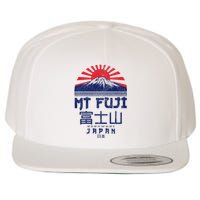 Mt. Fuji Japan Vintage Retro Souvenir Tokyo Japanese Wool Snapback Cap